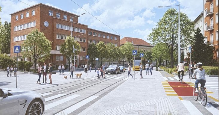 Jelentős átalakítás jön a hegyvidéki kerületben, de megy a vita a kerékpársávon