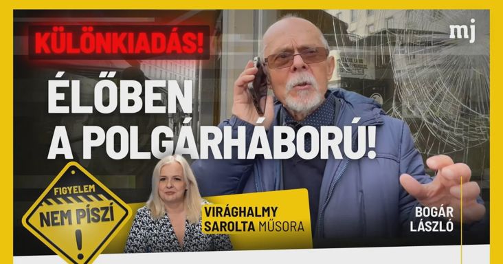 Bogár László élőben jelentkezik a strasbourgi utcákról
