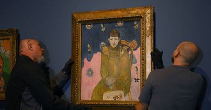 Megérkezett Gauguin híres festménye a Szépművészetibe