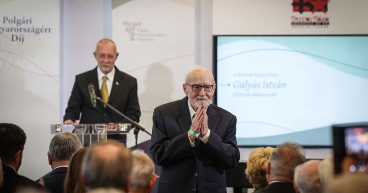 Baranyi László, '56-os szabadságharcos kapta kapta a Polgári Magyarországért díjat