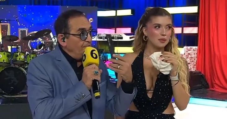 Vérző szájjal vitték ki a stúdióból a modellt, a műsorvezető reakciója mindenkit felháborított