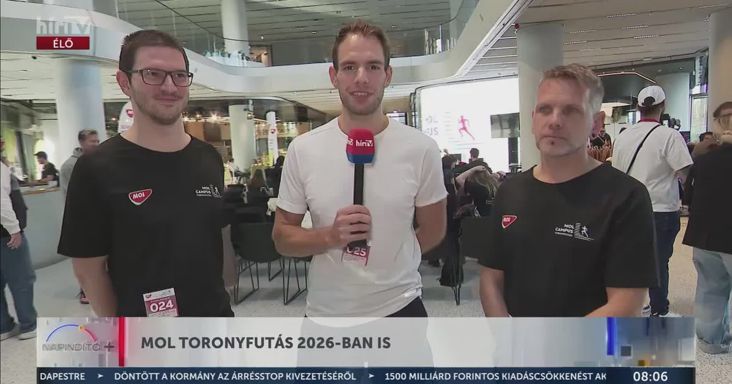 Ismét megrendezték a MOL toronyfutást