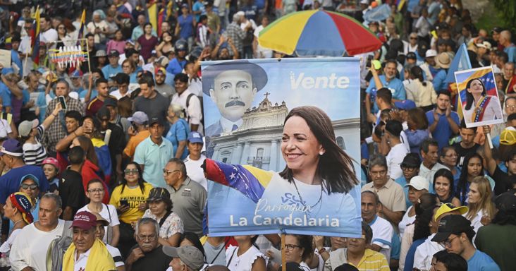 Visszatért Venezuelába a Nobel-békedíjas María Corina Machado, a hatalmi játszma az eddigi legélesebb szakaszába lépett