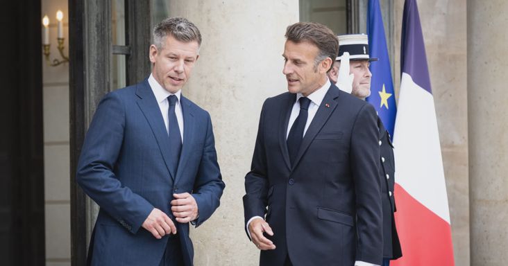 Magyar Péter bejelentette, hogy Emmanuel Macron francia elnök Magarországra jön október 23-án