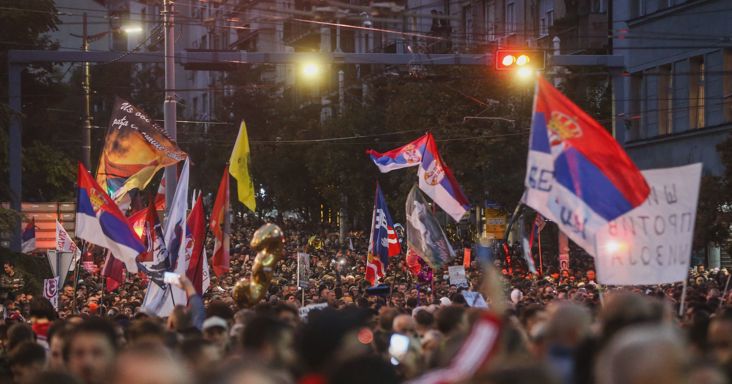 Magyar Péter győzelméből is tanulhatnának a szerb diákok