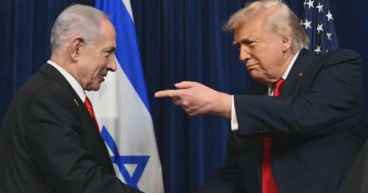 Erősnek, bátornak és zseniálisnak nevezte Trump Netanjahut, és biztosította a támogatásáról