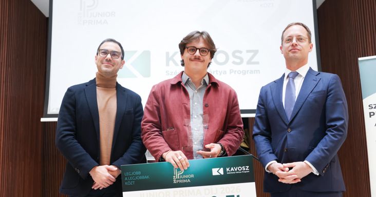 Junior Prima díjat kapott Bábel Vilmos, a 444 újságírója