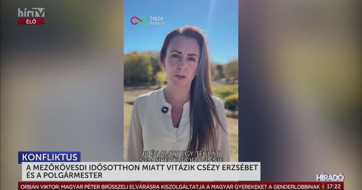 Konfliktusba keveredett a tiszás Csézy Erzsébet