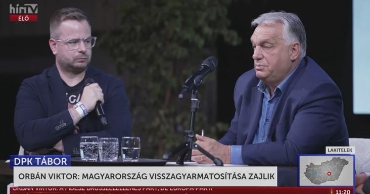 Orbán Viktor: Rombolás zajlik, a Tisza egy új kommunista párt