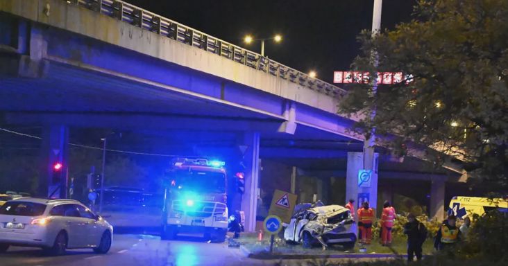 Vádat emeltek a 25 éves sofőr ellen, aki a Váci úti felüljárón okozott halálos balesetet áprilisban
