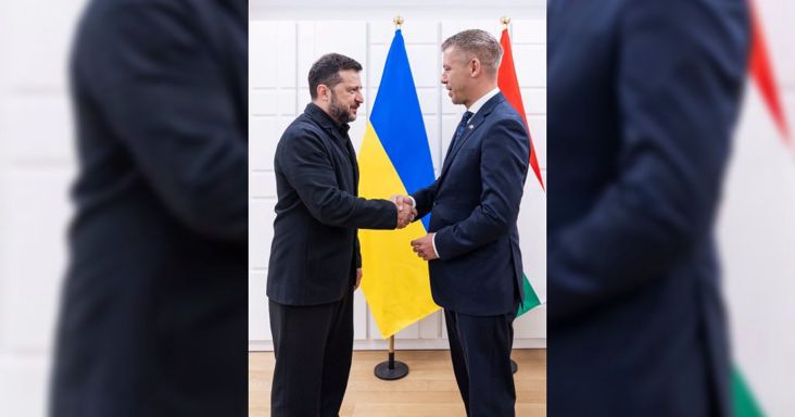 Magyar Péter négyszemközt tárgyalt Zelenszkijjel Brüsszelben