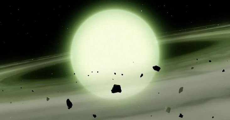 Univerzum: először fedeztek fel egy élénkzölden ragyogó kozmikus zombit