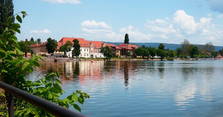 Eladnák a tatai Öreg-tó partjának egyik legértékesebb területét: mi lesz a szállodabotrány után az Esterházy-lovarda sorsa?