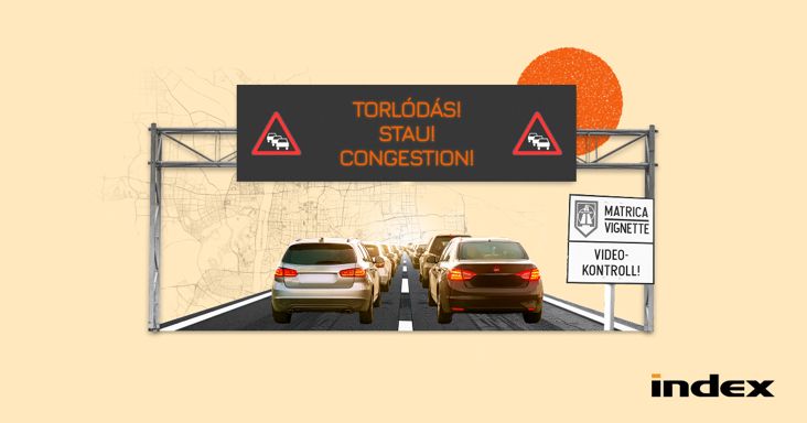 Kigyulladt egy kamion az M3-as autópályán, több kilométeres a torlódás Budapest felé
