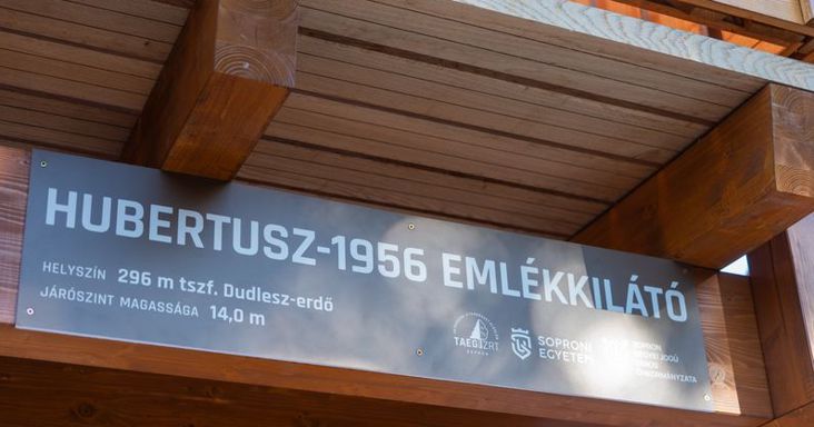 A szabadság és az összetartozás új szimbóluma: átadták a Hubertusz-1956 Emlékkilátót Sopronban