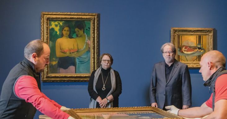 Gauguin egyik legfontosabb művét csomagolták ki a Szépművészetiben