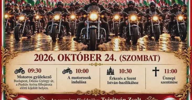 Százhúsz motoros részvételével tartanak megemlékezést Rákócziék hazahozatalának évfordulóján