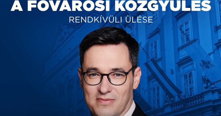 A Fővárosi közgyűlés rendkívüli ülése – Nézze itt élőben
