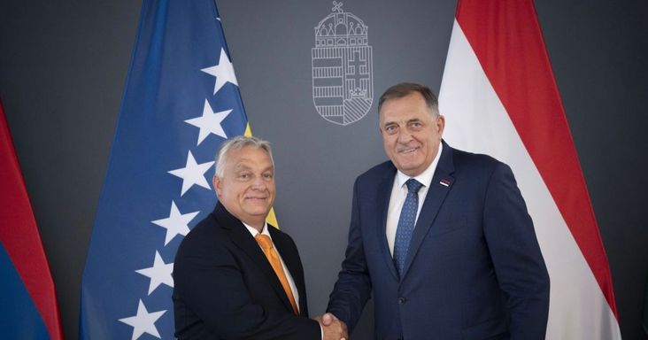 Vendégül látta Orbán Viktort és feleségét a boszniai Szerb Köztársaság korábbi elnöke