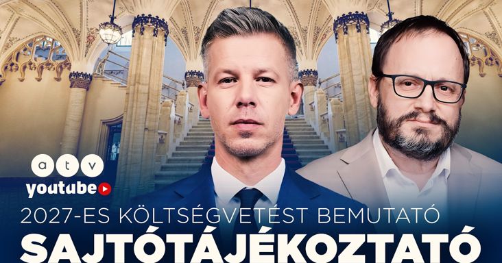 Asztalon a 2027-es költségvetés: Magyar Péter és Kármán András közös sajtótájékoztatót tart – kövesse itt