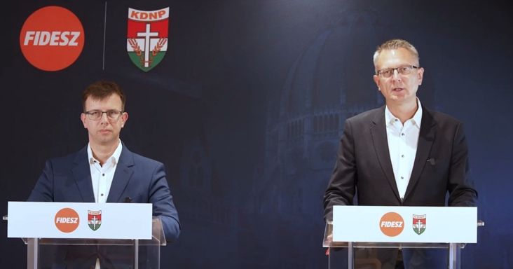 Bóka János és Rétvári Bence adott információkat a Fidesz-KDNP frakcióüléséről