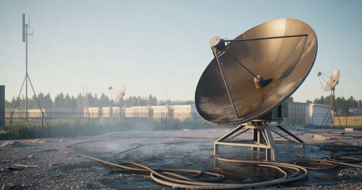 Az éj leple alatt intéztek súlyos támadást a főváros közelében - Lángokban a bolgár Starlink-antennák