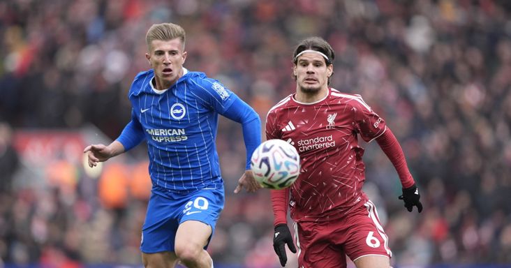 Édesapja egy puszival engedte el Kerkezt, a Liverpool Szoboszlai nélkül is nyerni tudott a Brighton ellen – videó