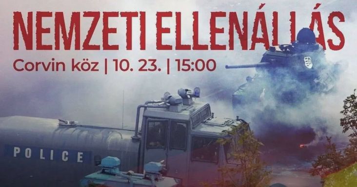 1956 hetvenedik és 2006 huszadik évfordulójáról is megemlékezik a Mi Hazánk október 23-án