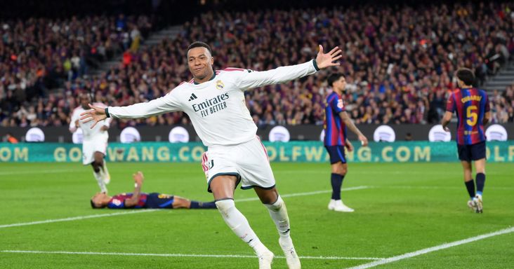 Mbappé duplával üzent az Aranylabda-gálára: a Real nyerte a barcelonai El Clásicót